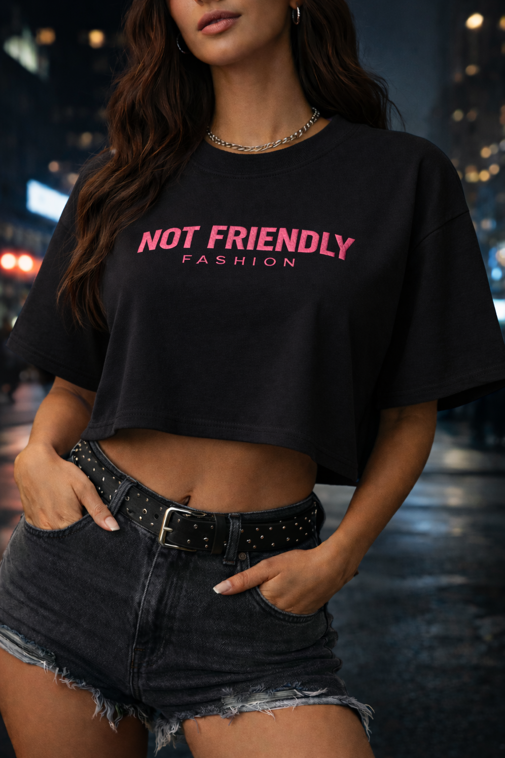 NFF Oversized Crop Tops