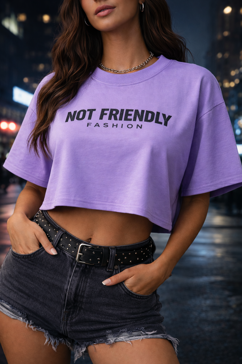 NFF Oversized Crop Tops