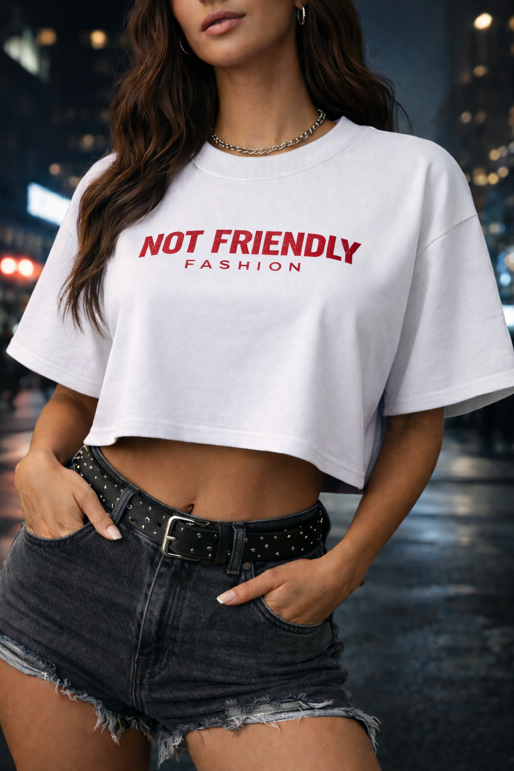 NFF Oversized Crop Tops
